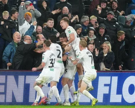 Pain for Forest's Manager as Swansea Stun Forest with Late Turnaround